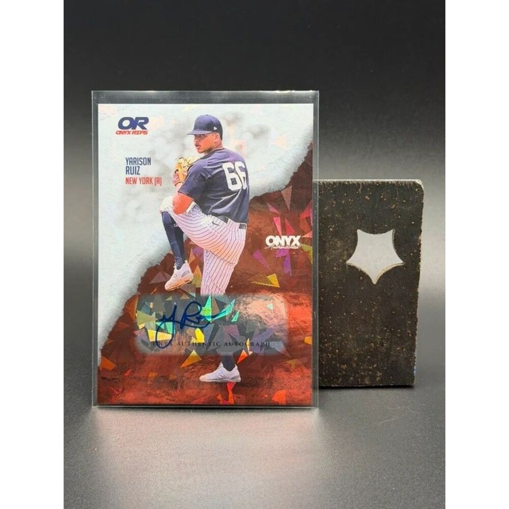 2024 Onyx Rips Yarison Ruiz Prospect Signed Auto /465  Yankees